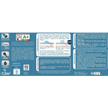 Vernis intérieur cuisine & bains satin chêne doré 0,5 L - V33