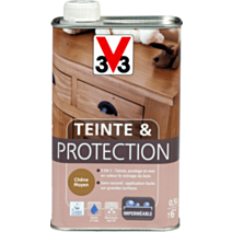 TEINTE ET PROTECTION CHÊNE MOYEN 0.5L
