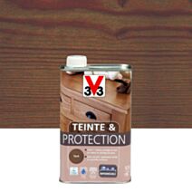 Teinte/Protection 3 en 1 Mat TECK MAT 0,5L