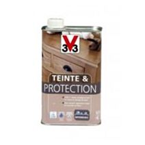 Teinte & protection meubles & boiseries mat blanc 0,5 L - V33