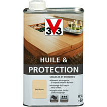 Huile & protection incolore 0,5 L - V33