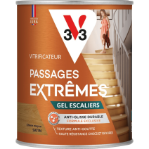 Vitrificateur gel escalier chêne moyen satin 0,75 L - V33