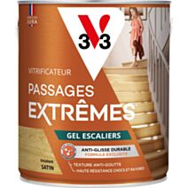 Vitrificateur gel escalier satin incolore 0,25 L - V33