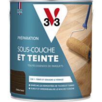 Sous-couche & teinte parquets chêne foncé 2,5 L - V33