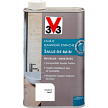 Huile barrière étanche incolore 0,5 L - V33