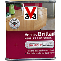 Vernis Meuble/Bois Brillant BLANC PATINE 0,25L