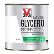 laque glycero satin 0,5L blanc - V33