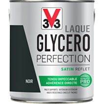 Laque glycero satin 2L noir - V33