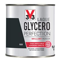 laque glycero brillante 0,5L noir - V33
