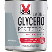 Laque glycero brillante 2L gris acier - V33