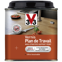 Vernis plan de travail brillant incolore 0,5 L - V33