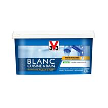 Peinture blanc cuisine & bain satin 2,5L
