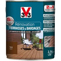 Rénovation Terrasses & Bardages mat teck 2,5 L - V33