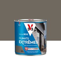 Peinture bois climats extrêmes satin taupe 0.5 L - V33