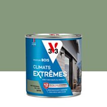 Peinture Bois Climats Extrêmes - satin vert Provence - RAL 6021 0.5 L
