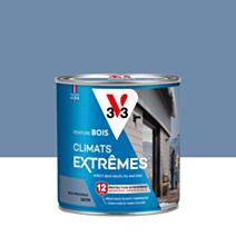 Peinture Bois Climats Extrêmes Bleu Provence satin 0,5 L - V33