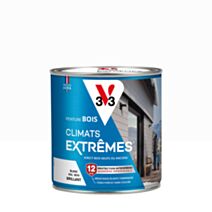Peinture Bois Climats Extrêmes Brillant Blanc 0,5 L - V33