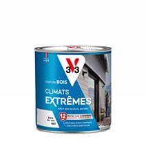 Peinture Bois Climats Extrêmes Mat Blanc 0,5 L - V33