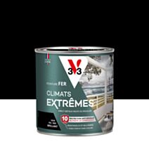 Peinture fer climats extrêmes noir brillant 0,5 L - V33