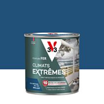 Peinture Fer Climats Extrêmes Brillant Bleu Bretagne 0,5 L