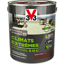 Peinture Sols Extérieurs Climats Extrêmes Satin Terre d'Ombre 2.5 L - V33