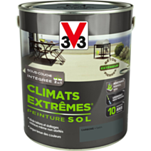 Peinture Sols Extérieurs Climats Extrêmes Satin Carbone 2.5 L - V33