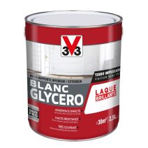 Peinture blanc glycéro brillant 2,5l