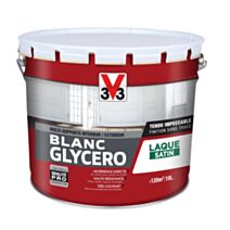 Peinture blanc glycéro satin 10l
