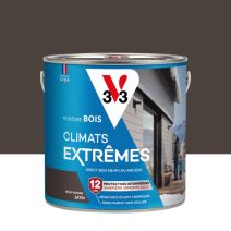 Peinture Bois Climats Extrêmes Brun Havane Satin 2L - V33