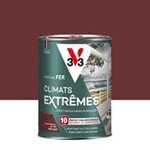 Peinture Fer Climats Extrêmes Brillant Rouge Basque 1,5 L