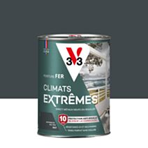 Peinture Fer Climats Extrêmes mat Anthracite 1,5 L - V33