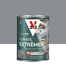 Peinture Fer Climats Extrêmes Brillant Gris Galet 1,5 L