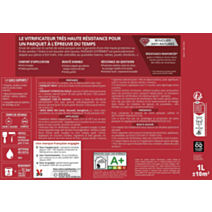 Vitrificateur passages extrêmes incolore mat 5 L - V33