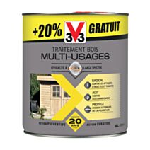 Traitement bois multiusage 5L+20% Gratuit - V33
