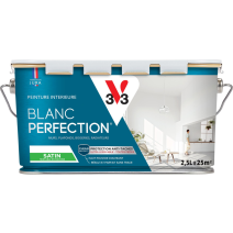 Peinture blanc perfection satin 2,5L