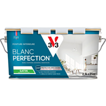 Peinture blanc perfection satin 2,5L
