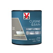 Peinture Cuisine & bain Resist'Extrême Taupe satin 0,5L - V33