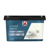 Peinture cuisine & bain Resist'Extrême stucco satin 2L - V33