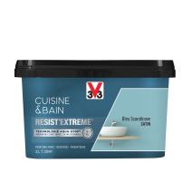 Peinture Cuisine & bain Resist'Extrême Bleu Scandinave satin 2L - V33