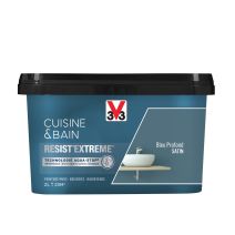 Peinture cuisine & bain Resist'Extrême bleu profond satin 2L - V33