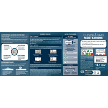 Peinture cuisine & bain Resist'Extrême bleu profond satin 2L - V33