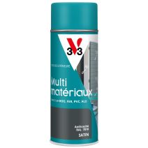 Bombe de peinture multi-matériaux anthracite satin 400ml