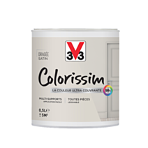 Peinture multisupport Colorissim dragée satin 0,5L - V33