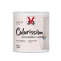 Peinture multisupport Colorissim chamallow satin 0,5L - V33