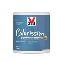 Peinture multisupport colorissim satin bleu denim 500 ml – - V33