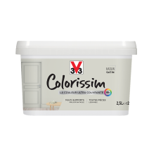 Peinture multisupport Colorissim kaolin satin 2,5L - V33