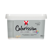 Peinture multisupport Colorissim gris galet satin 2,5L - V33