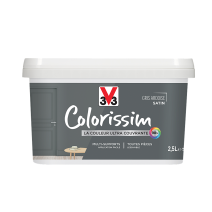 Peinture multisupport Colorissim gris ardoise satin 2,5L - V33