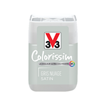 Testeur de peinture multisupport Colorissim gris nuage satin 75ml - V33