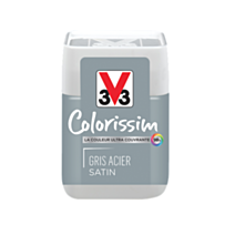 Testeur de peinture multisupport Colorissim gris acier satin 75ml - V33